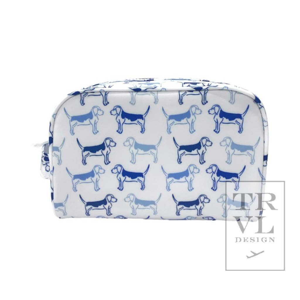 TRVL Design - Stow It - Puppy Love Blue Dopp Kit Bag