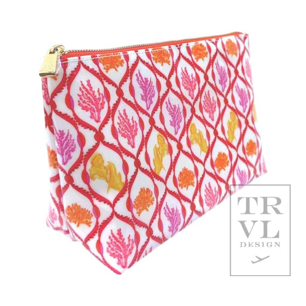 TRVL Design - Luxe Gloss Trio Bags - Red Coral