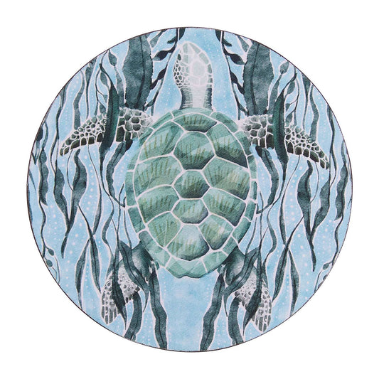 rockflowerpaper - MARINE TURTLE Coasters, set of 4