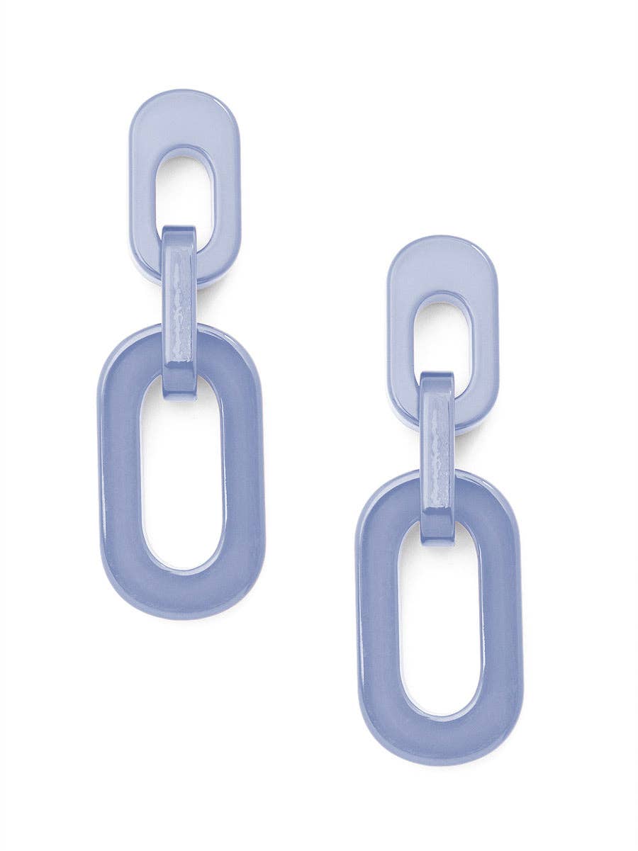 ZENZII Jewelry - Resin Cable Chain Drop Earring