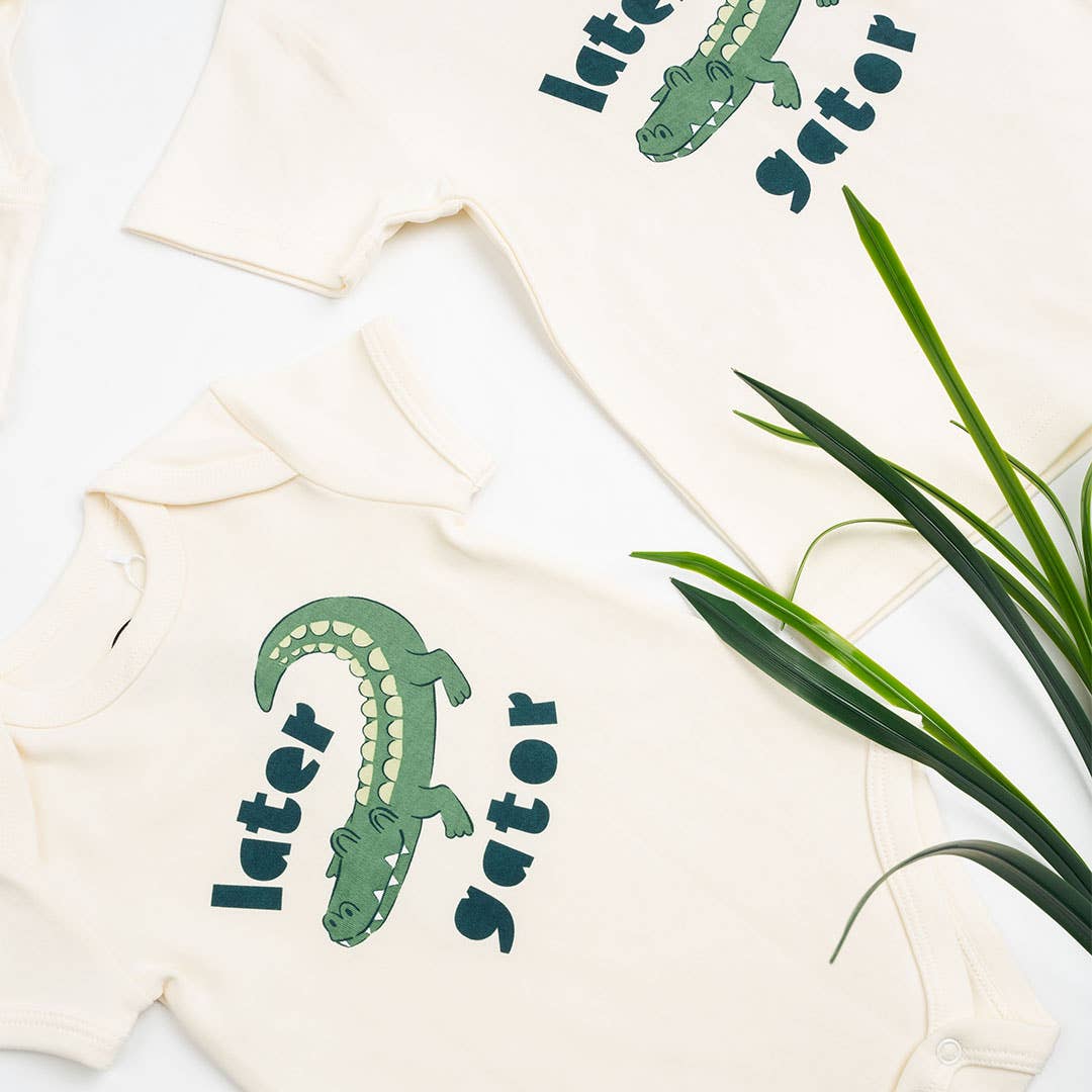 Emerson and Friends - Later Gator Alligator Florida Baby Onesie Cotton Bodysuit