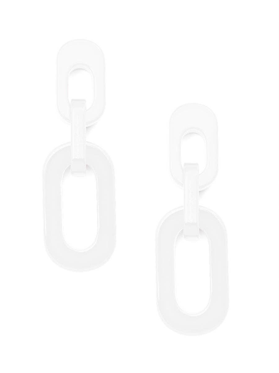 ZENZII Jewelry - Resin Cable Chain Drop Earring
