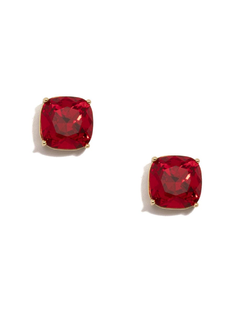 ZENZII Jewelry - Square Crystal Stud Earring