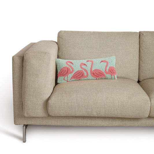 Flamingo Beach Hook Pillow