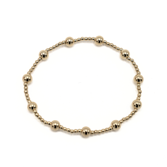 erin gray - The Malibu 2x5 14k Gold-Filled Beaded Bracelet