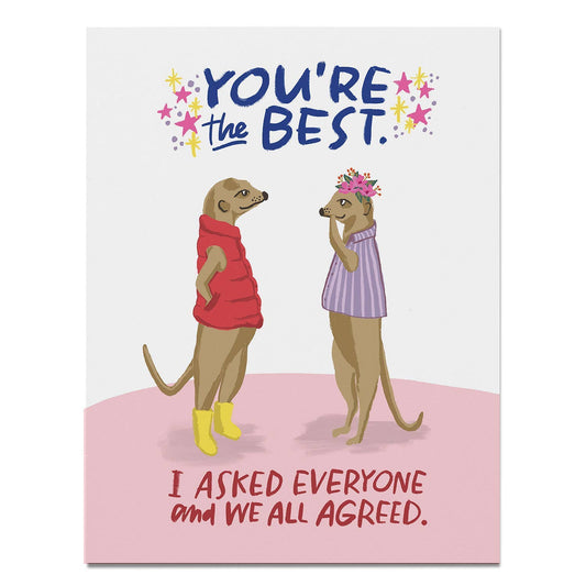 Hachette Book Group - You're the Best Thank You Card