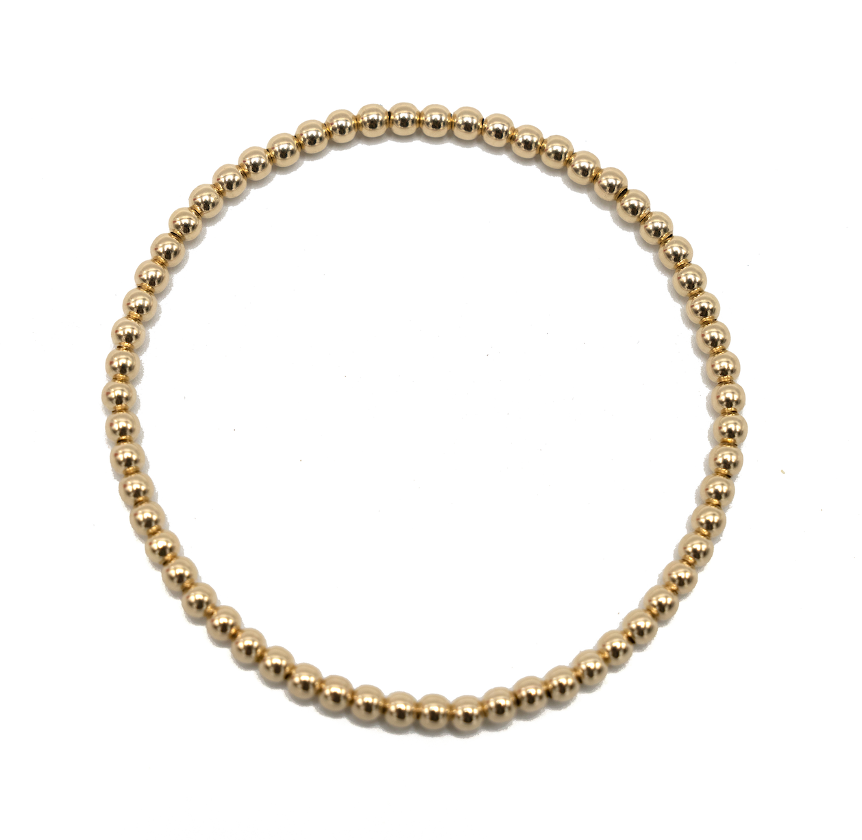 erin gray - 3mm Gold Filled Karma waterproof bracelet 6.5"-7"-7.25"