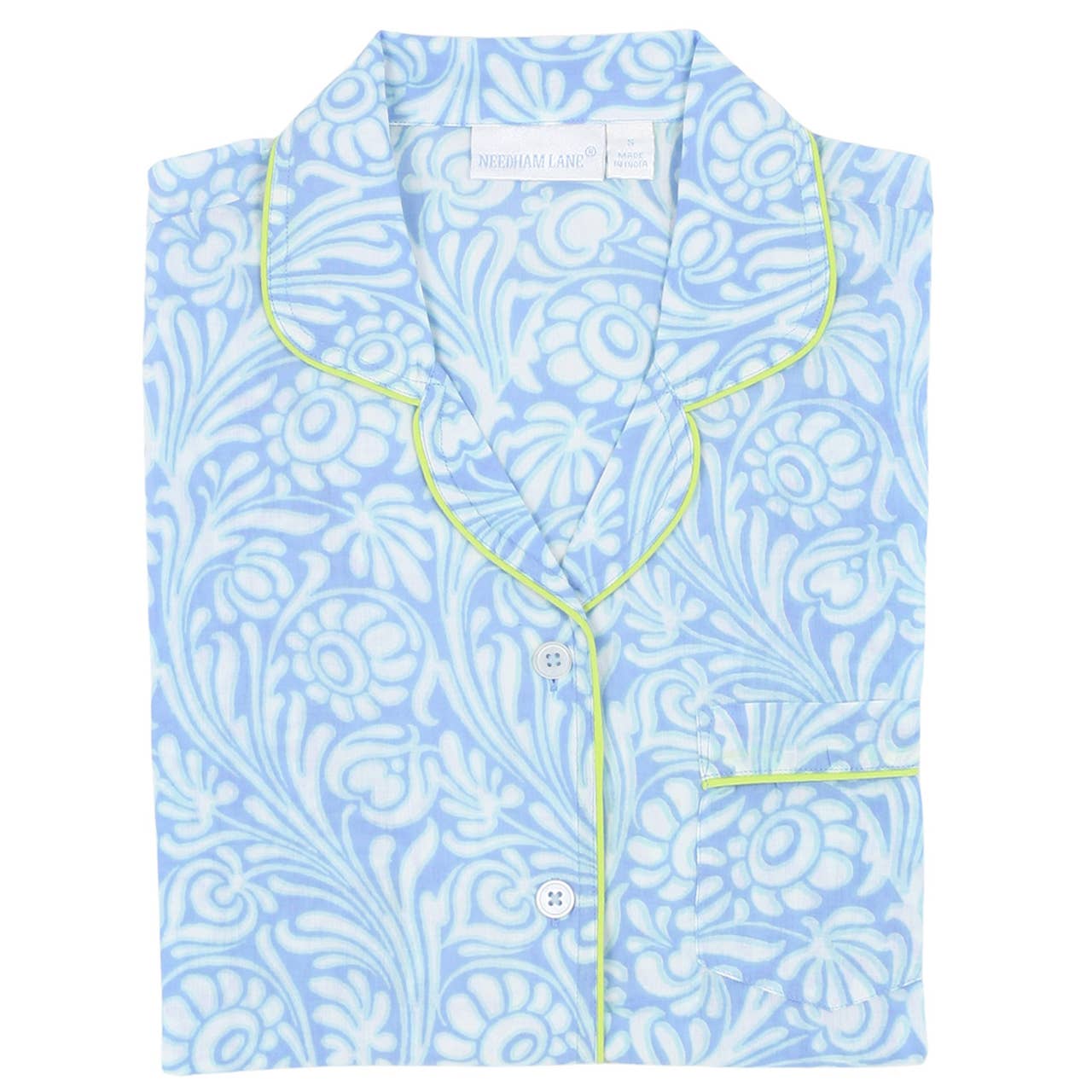 Needham Lane - Sanibel Peri Short Sleeve Shorty Pajamas