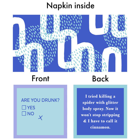 Drinks on Me - Napkin: Autocorrect/Google