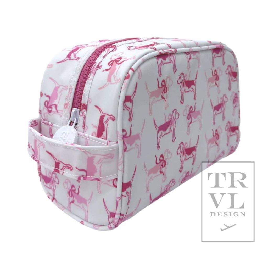 TRVL Design - Stow It - Puppy Love Pink Dopp Kit Bag
