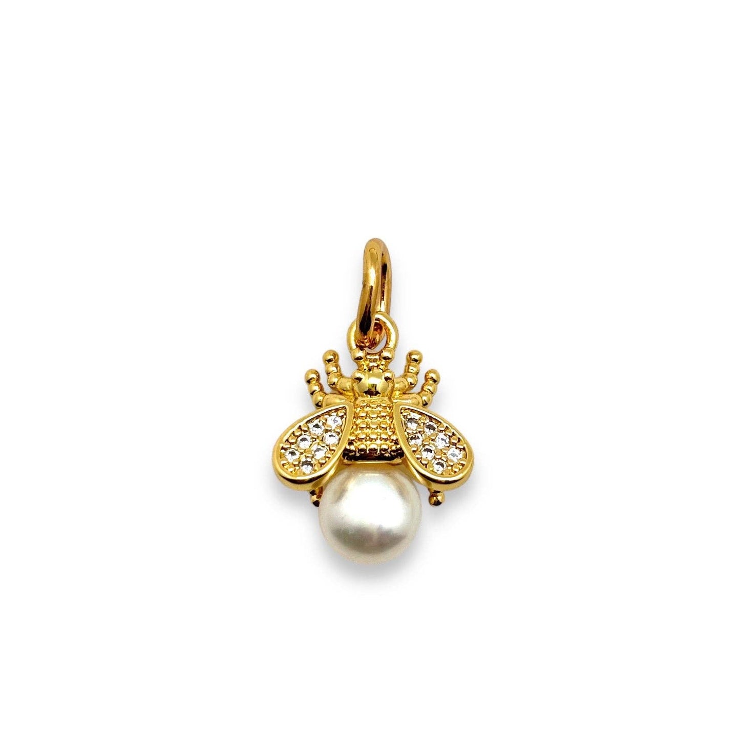 Shiver + Duke - Paved Bee Pearl Charm