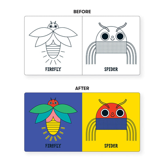 Chronicle Books - Bug Out! Color Magic Bath Book