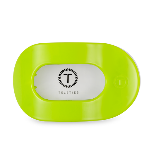 TELETIES - Flat Round Hair Clip | Large | Summer Brights