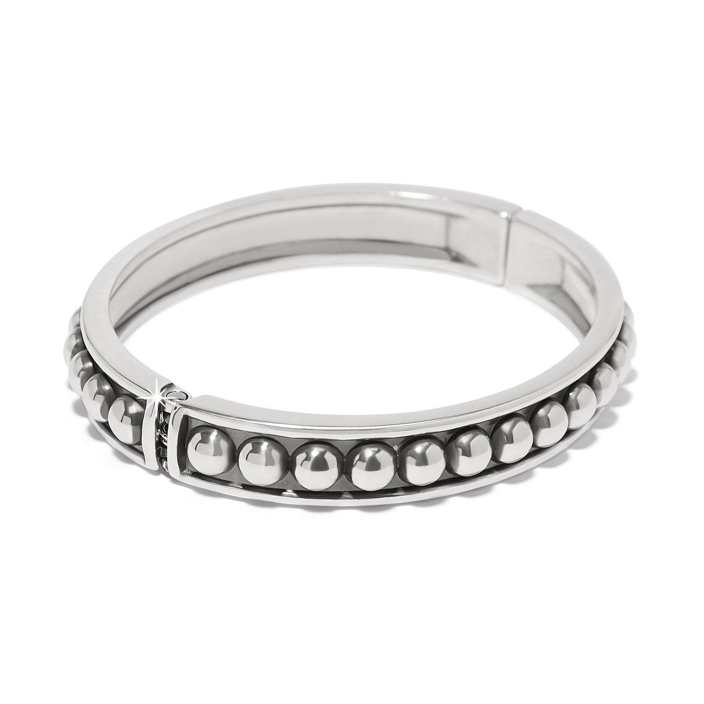 Brighton - Pretty Tough Stud Hinged Bangle - JF0104