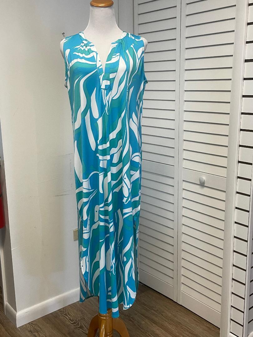 La Mer Luxe-Willa Midi Dress - Ocean Seaside