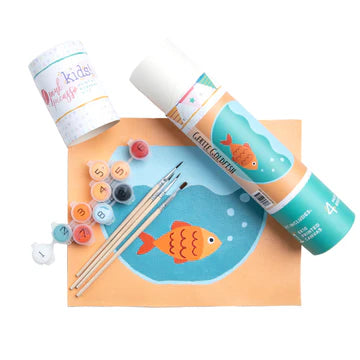 Pink Picasso- Kids Paint by Number- Gertie Goldfish