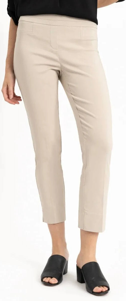 RENUAR - Khaki Colored Woven Pant