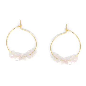 Nica Life - Stone Chip Bead Earrings