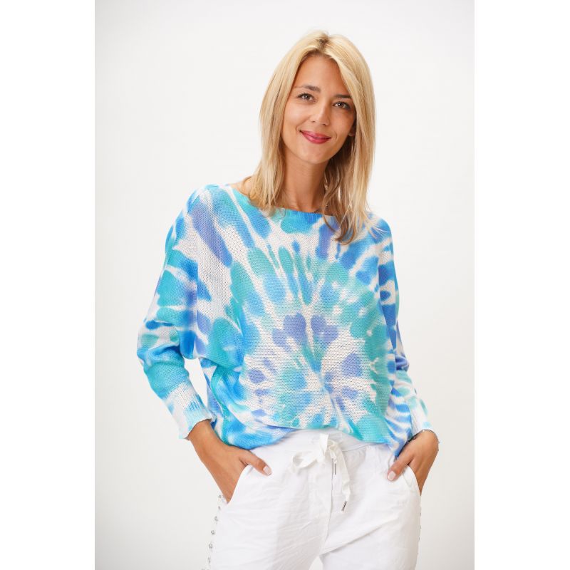 Batwing Tie Dye Sweater