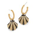 Brighton - Twilight Waters Shell Hoop Earrings