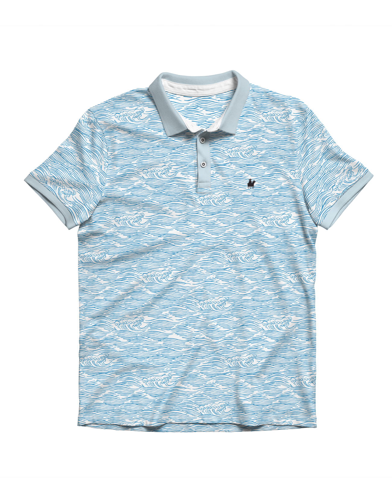 Baja Llama - Blue Swingers Performance Polo
