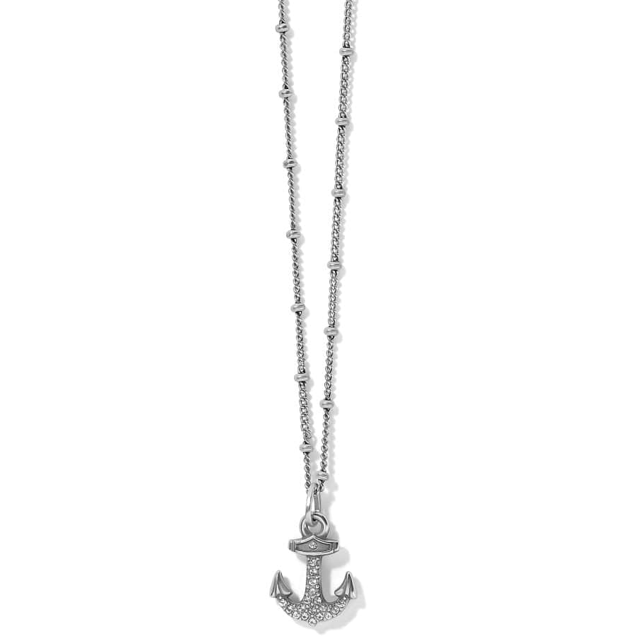 BRIGHTON VOYAGE MINI ANCHOR NECKLACE