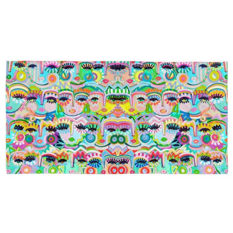 Windy O'Connor- Chica Tribe Beach Towel