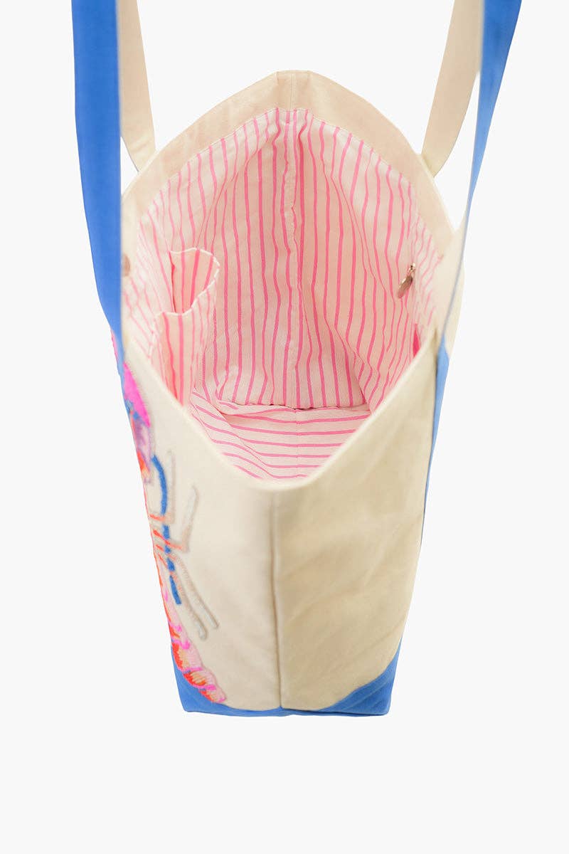 America & Beyond - Rock Lobster Coastal Artisanb Boat Tote