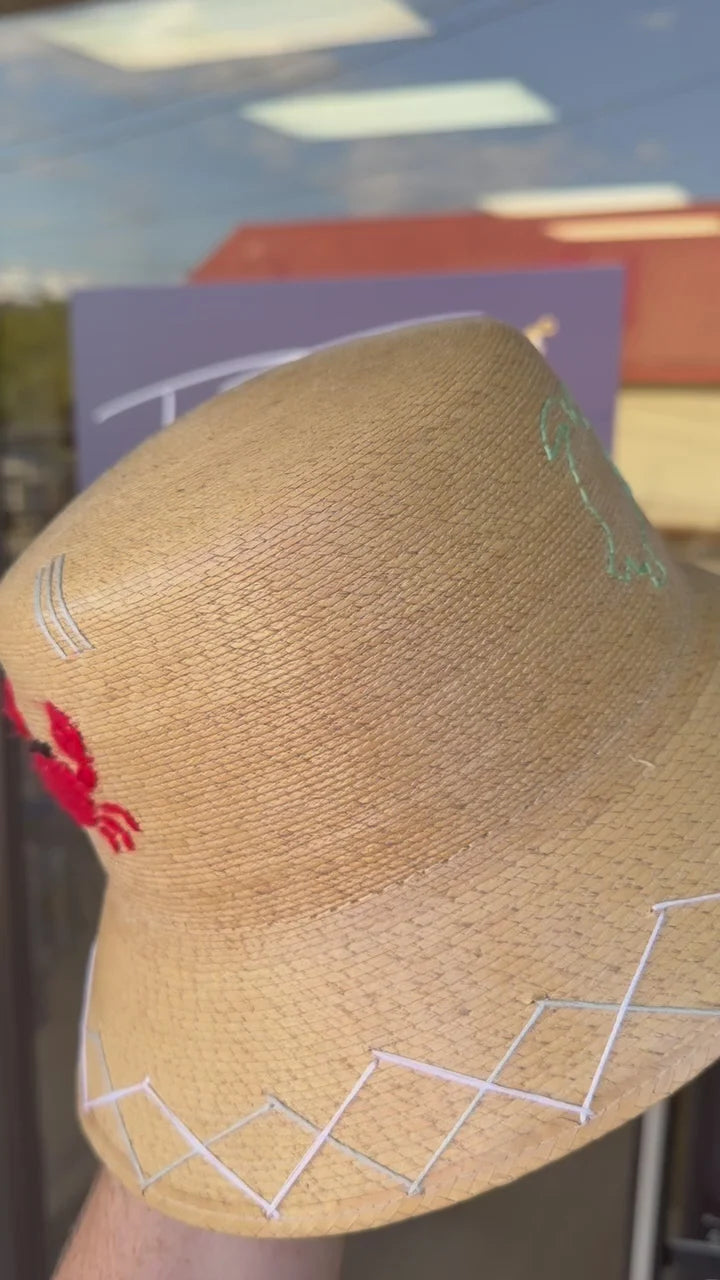 Tipsy Threads - Bucket Hat - Crab