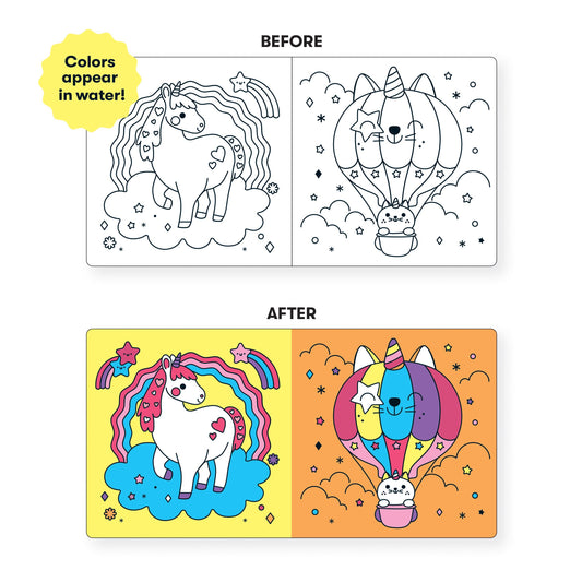 Chronicle Books - Unicorn Dreams Color Magic Bath Book