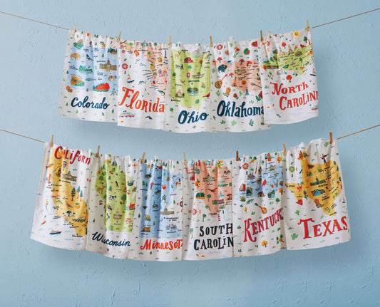 Peking Handicraft- Florida Printed Kitchen Towel