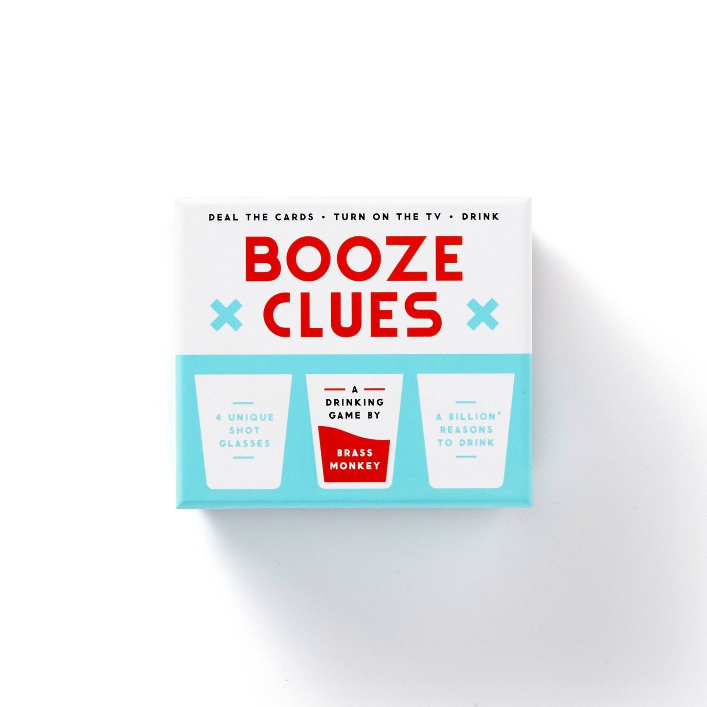Chronicle Books - Brass Monkey Booze Clues Drinking Game Set