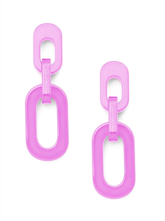 ZENZII Jewelry - Resin Cable Chain Drop Earring