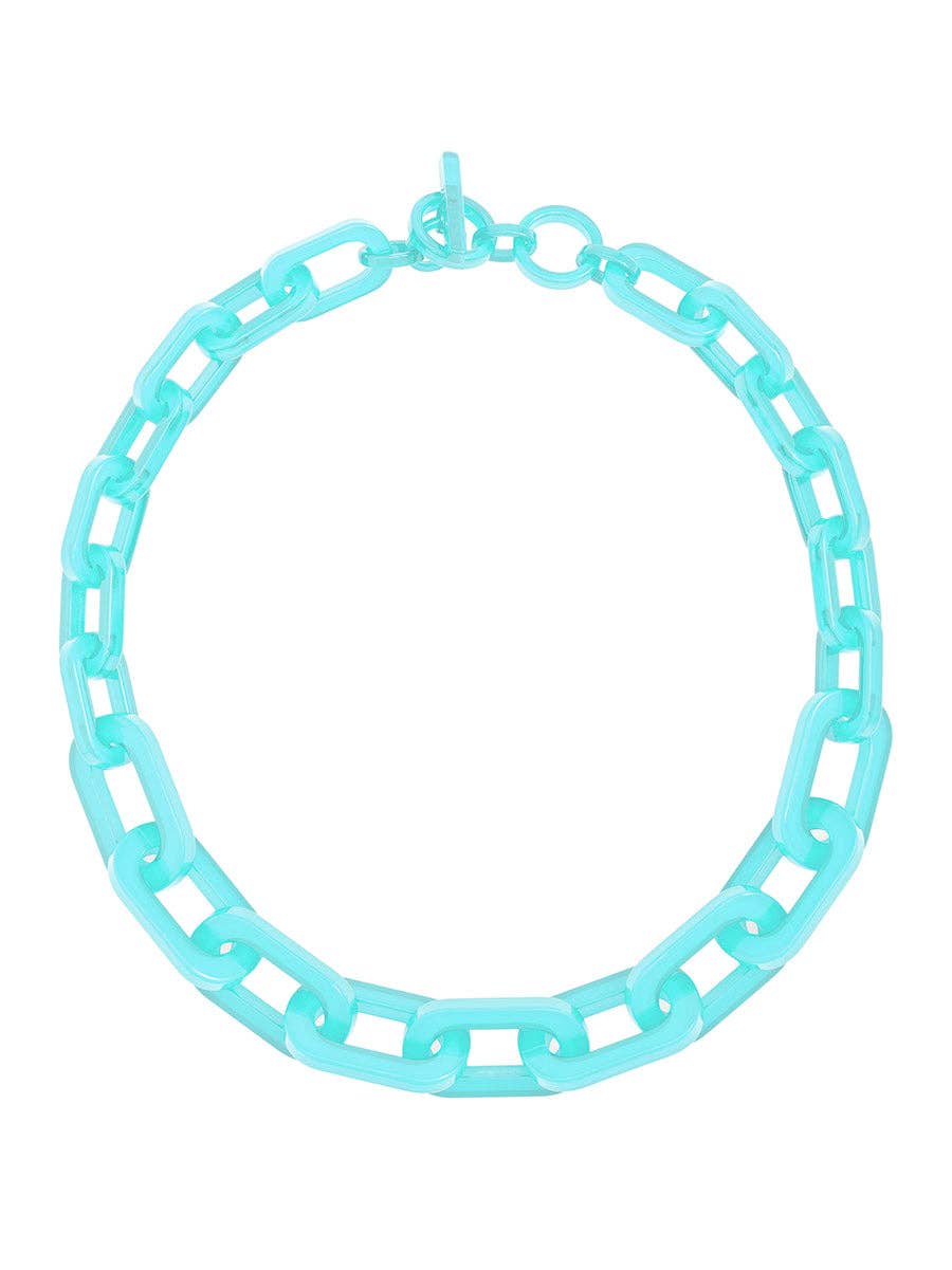 ZENZII Jewelry - Colorful Resin Cable Link Collar Necklace