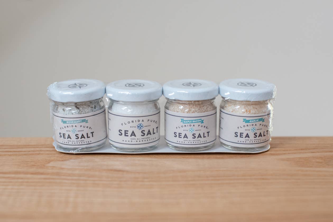 Pure & Infused Flavored Sea Salt Sunshine Sampler Gift Pack