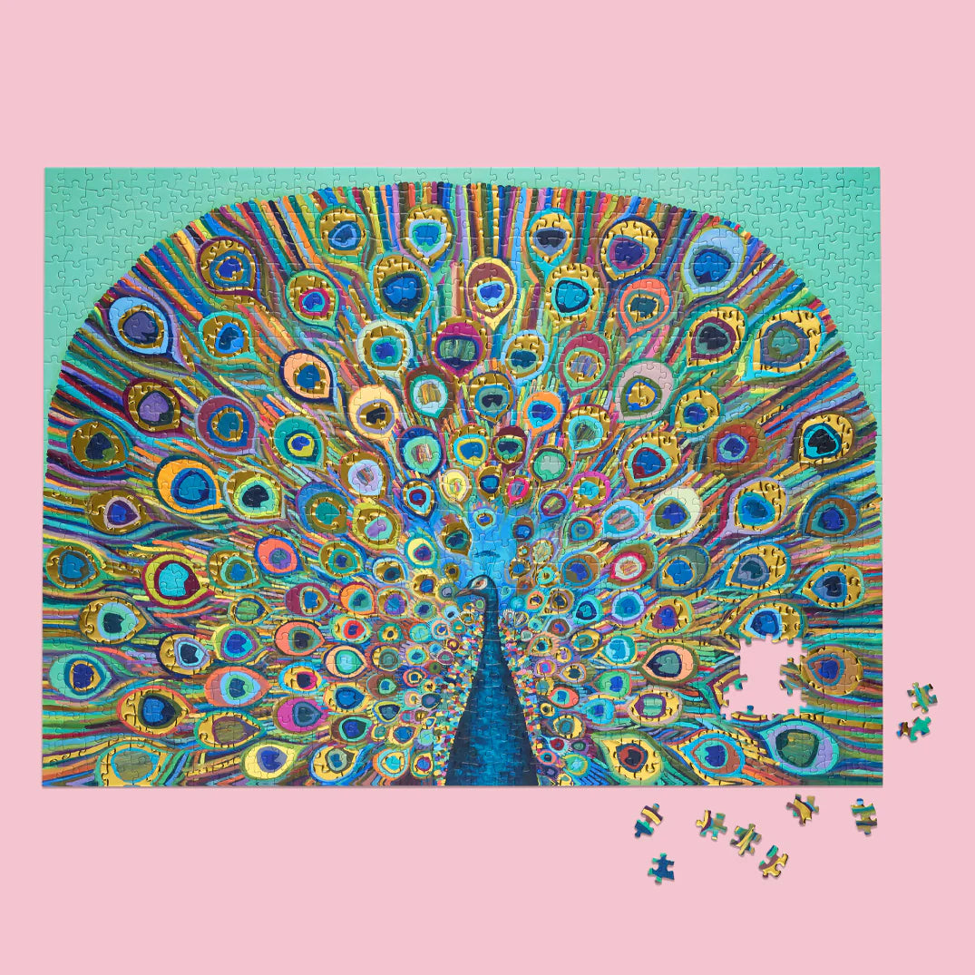 Werkshoppe - Peacock 1000 Piece Puzzle