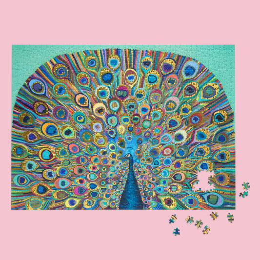 Werkshoppe - Peacock 1000 Piece Puzzle
