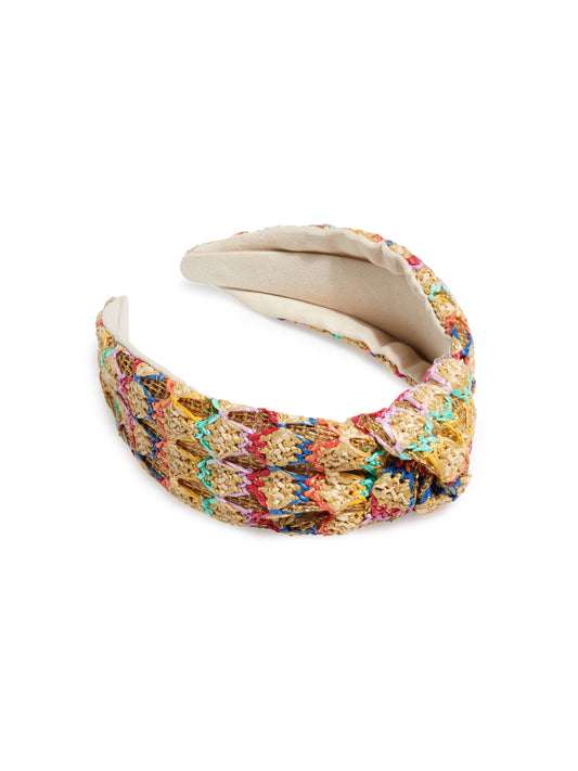 Shiraleah - PAPER STRAW KNOTTED HEADBAND