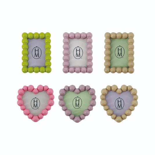 Hazel Mazel - Heart and Rectangle Shape Magnet Photo Frame