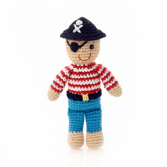 Pebble - Mini Pirate Doll Rattle
