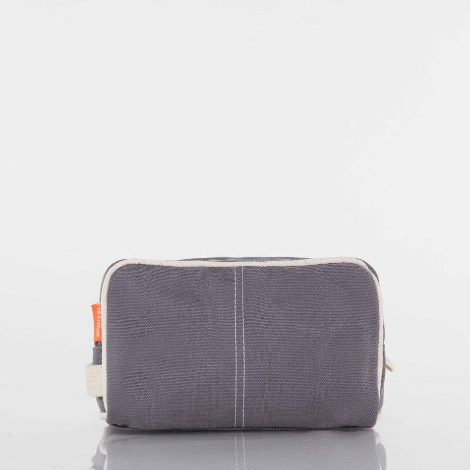 CB STATION - Canvas Dopp Kit Toiletry Bag for Women