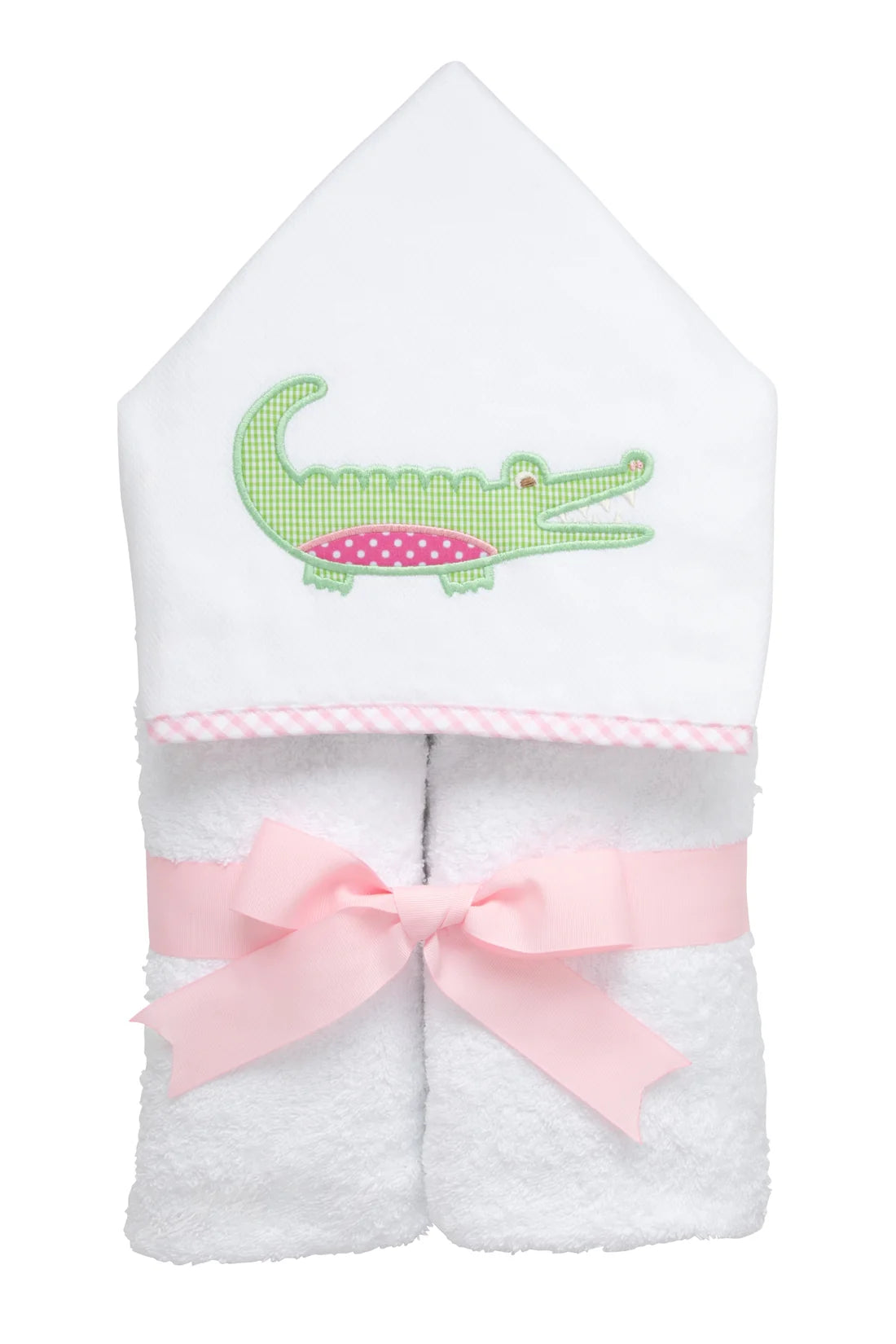 3 Marthas - Alligator Applique Everykid Hooded Towel