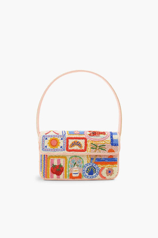 America & Beyond - Ultimate Summer Vacay Beaded Shoulder Bag