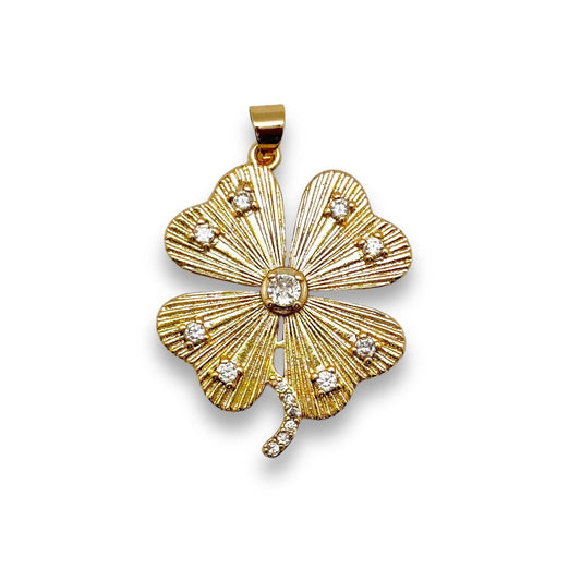 Shiver + Duke - Large Clover Pendant