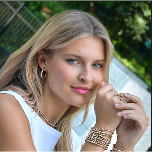 erin gray - The Charleston 3x5 14k Gold-Filled Beaded Bracelet