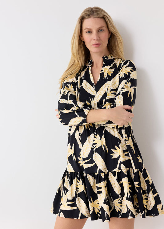 CABANA LIFE - Paradise Placket Tiered Dress