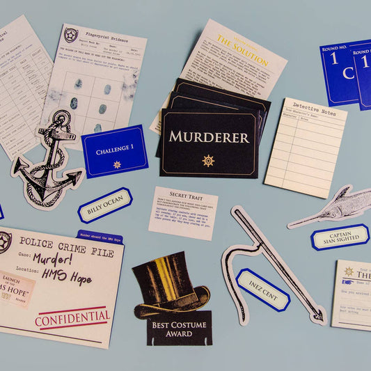 Talking Tables USA - Home, Party, Games and Seasonal Decor - Murder Mystery High Seas Game | Everyday Games |