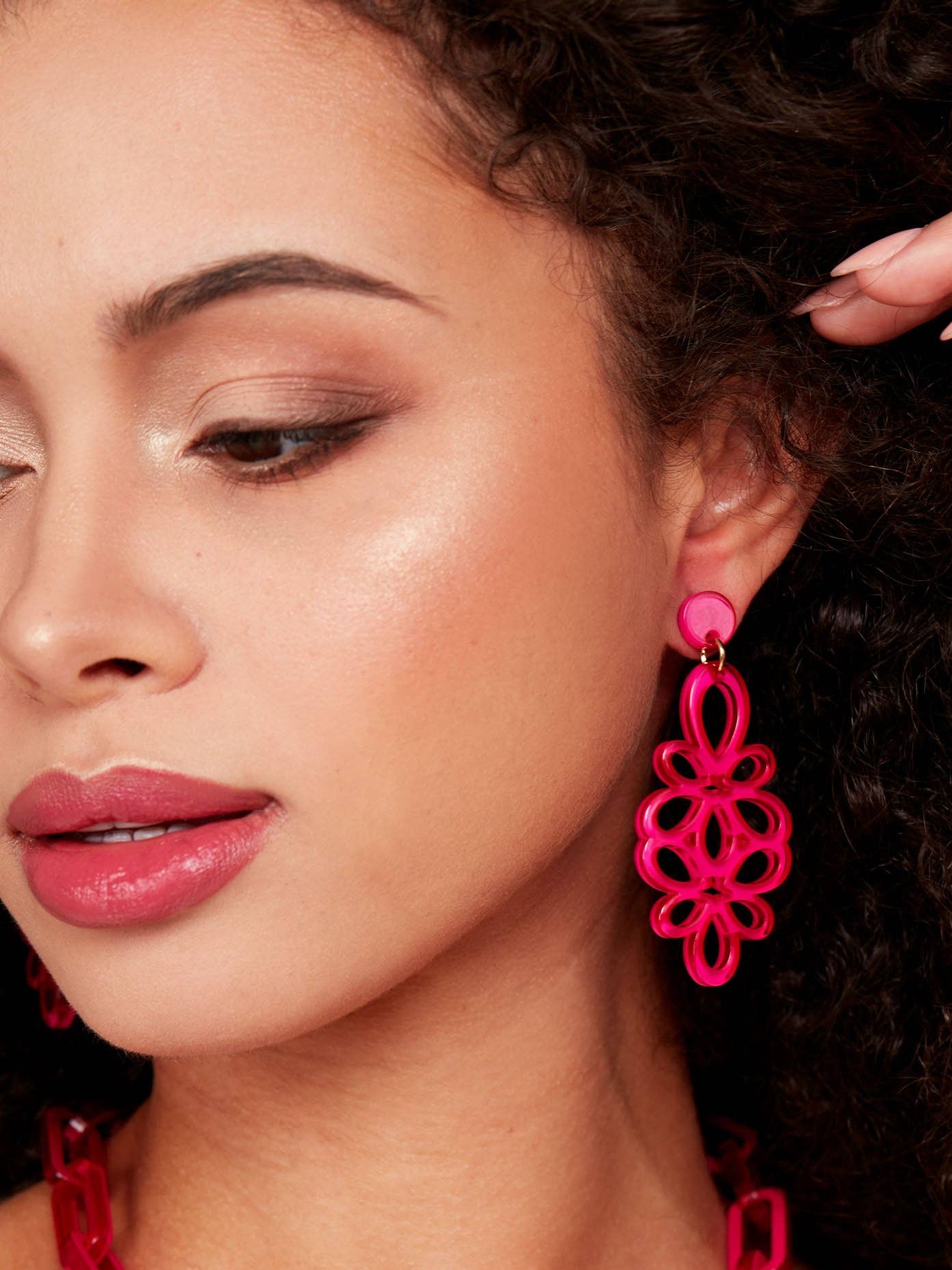 ZENZII Jewelry - Resin Blooming Flower Drop Earring