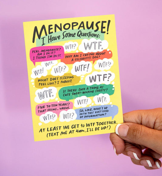 Hachette Book Group - I Have Some Questions Menopause Card