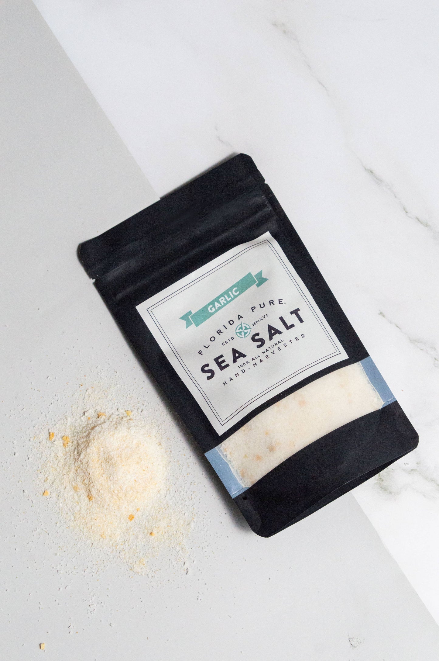 Garlic Infused Sea Salt Pouch (3.0 oz)